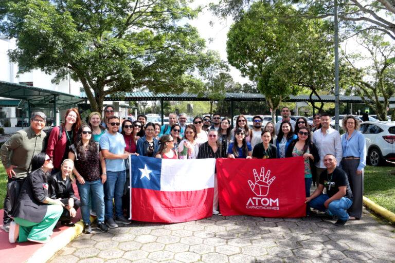 Unesc acolhe grupo de profissionais chilenos para programa em saúde