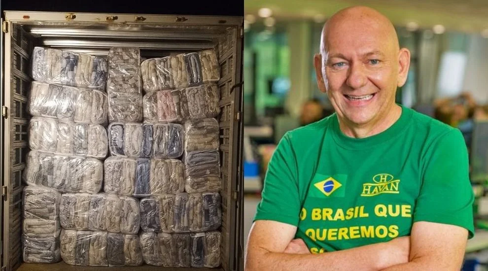 Luciano Hang envia caminhão com edredons e travesseiros para famílias carentes do Paraná