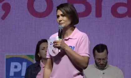 Michelle Bolsonaro diz que Jair Bolsonaro é a única opção da direita para 2026