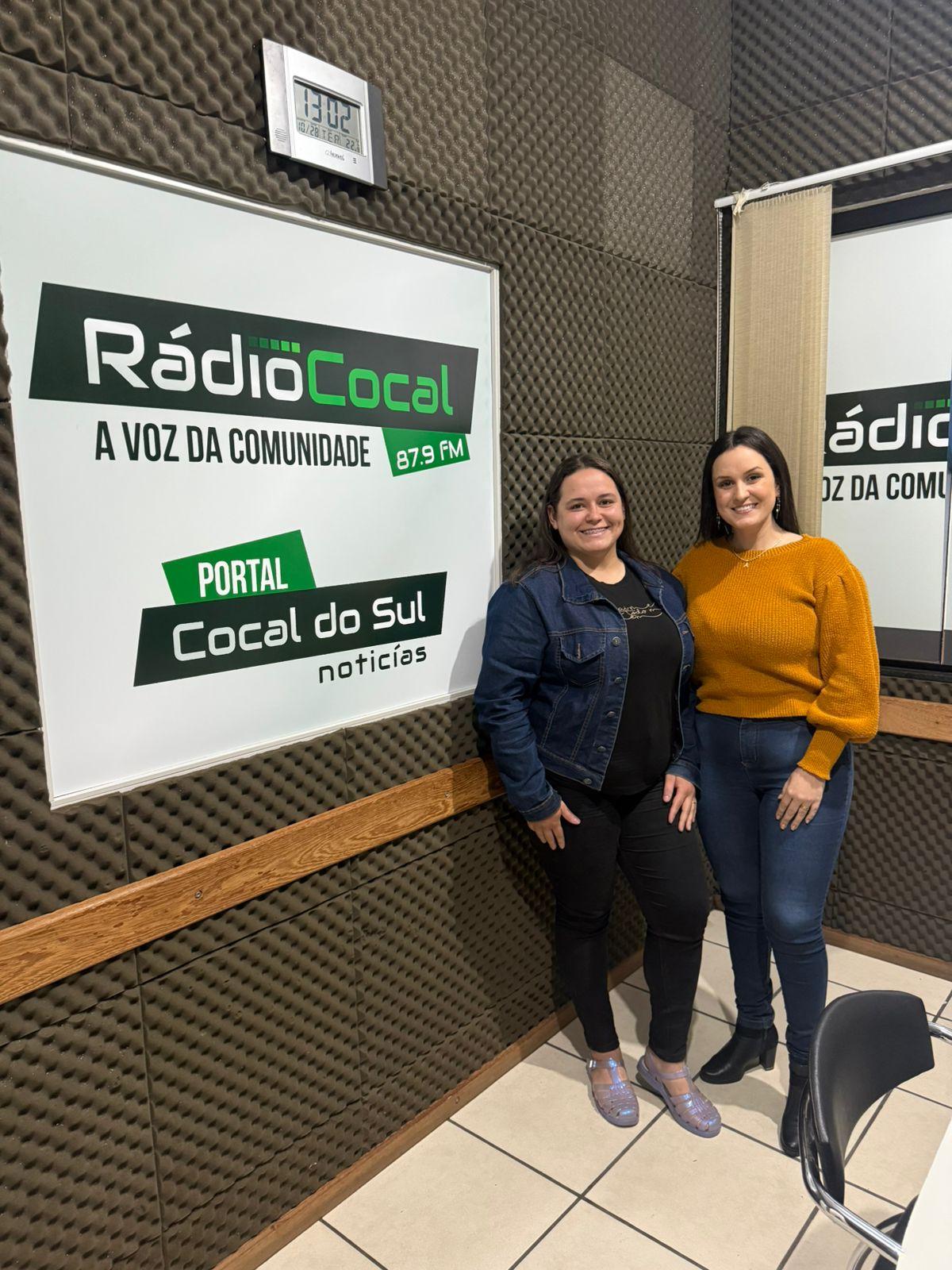 Entrevista na Rádio Cocal do Sul 87.9 FM no dia 28 de outubro