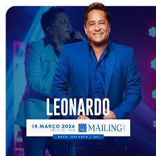  Multidão prestigia show de Leonardo no Mainling em Balneário Gaivota