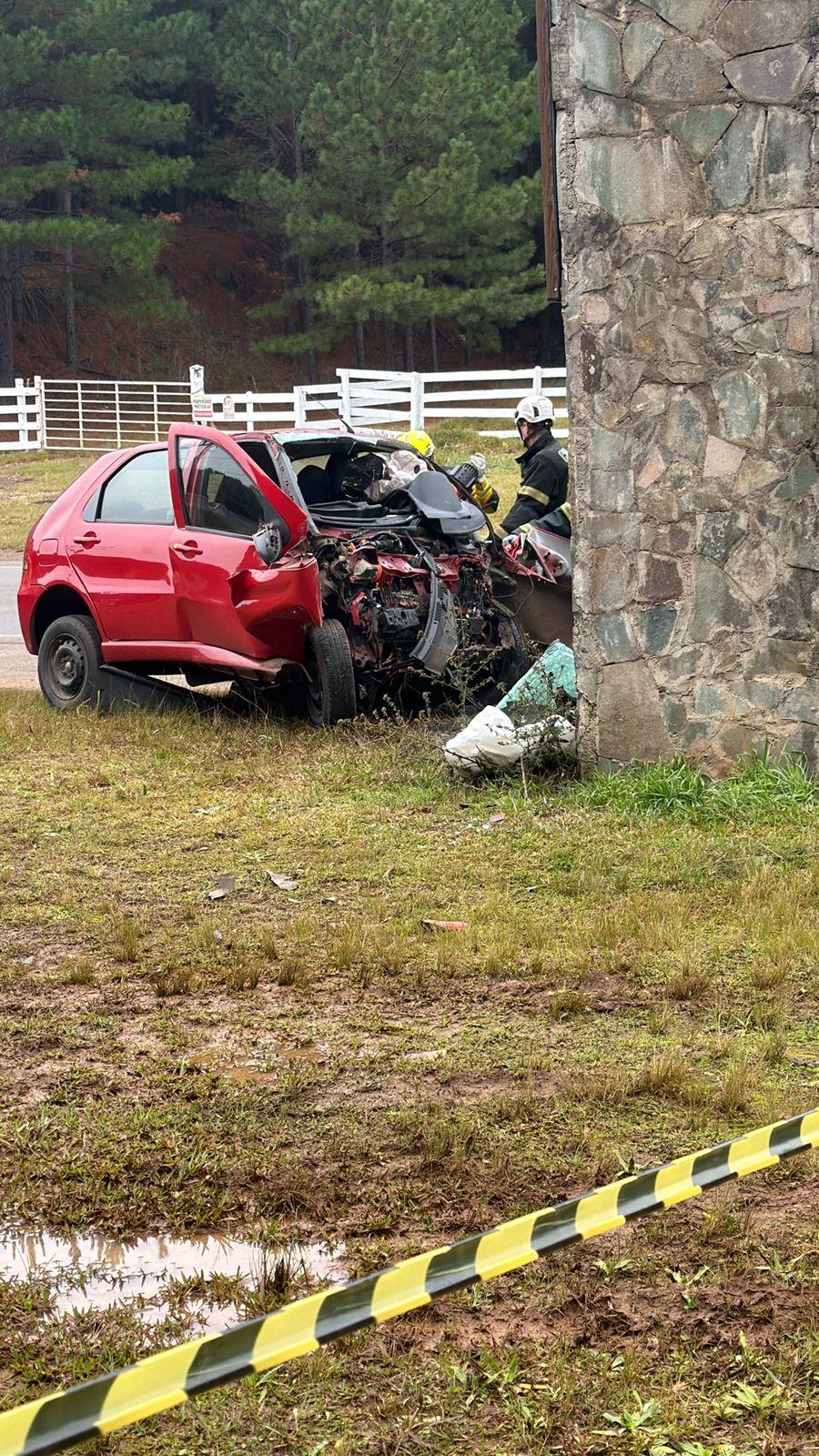 GRAVE ACIDENTE FATAL NA AVENIDA SANTA CATARINA EM LAGES