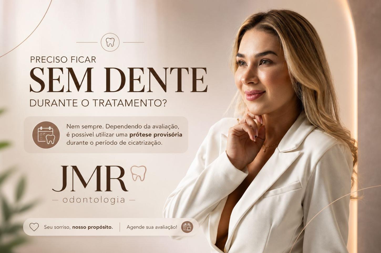 Preciso ficar sem dente durante o tratamento com implante?