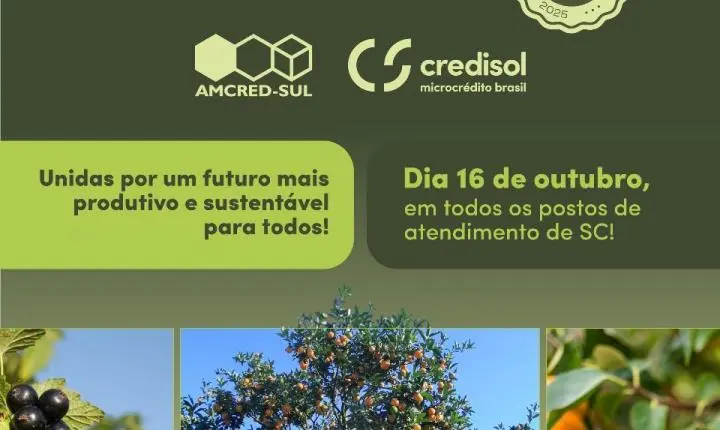 A Credisol de Cocal do Sul realiza hoje dia 16/10 sua ação de Distribuição de Mudas Nativas e Frutíferas.