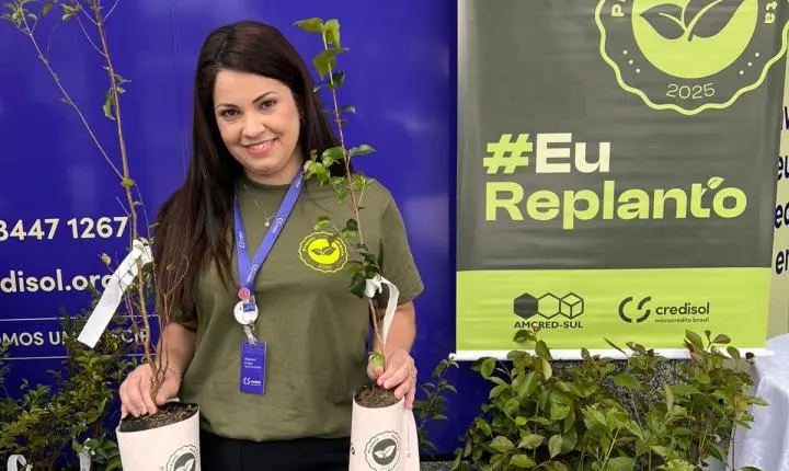 A Credisol de Cocal do Sul realiza hoje dia 16/10 sua ação de Distribuição de Mudas Nativas e Frutíferas.