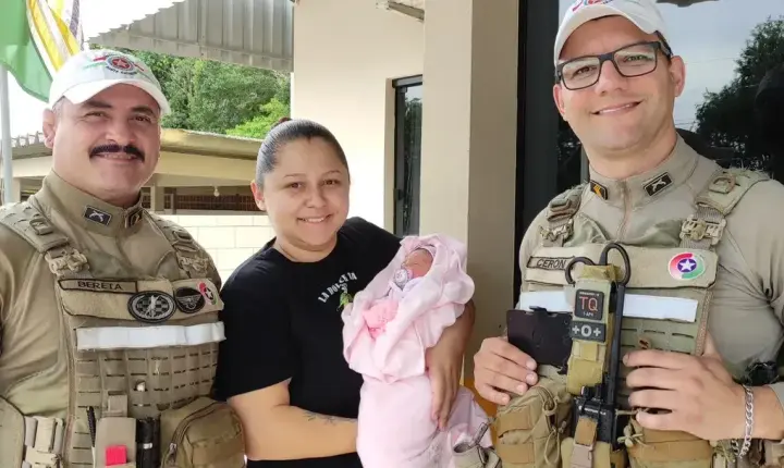 CRIANÇA COM APENAS UM DIA DE VIDA, ENGASGADA, É SALVA EM COCAL DO SUL