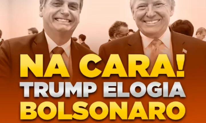 Diante de Lula, Trump elogia Bolsonaro e lamenta situação de aliado