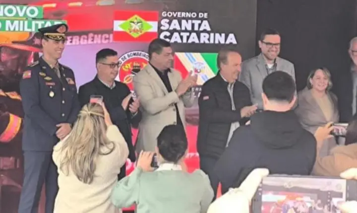 Nova sede do Corpo de Bombeiros Militar é inaugurada em Cocal do Sul