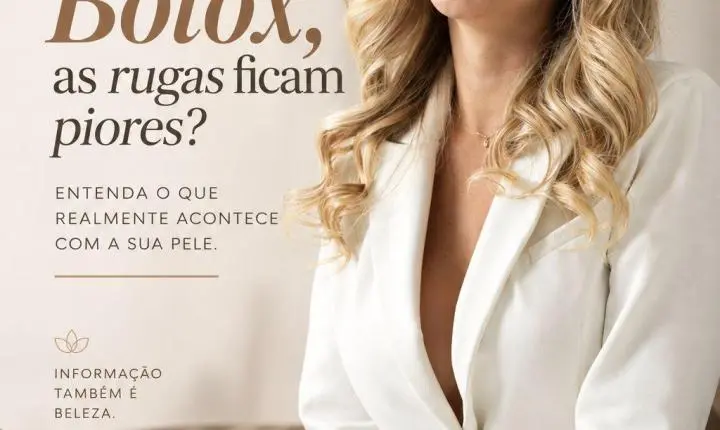 Se eu parar de aplicar Botox, as rugas ficam piores?