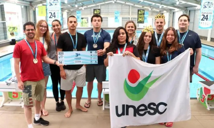 Superação e espírito de equipe marcam o 13º Desafio 24 Horas de Natação da Unesc