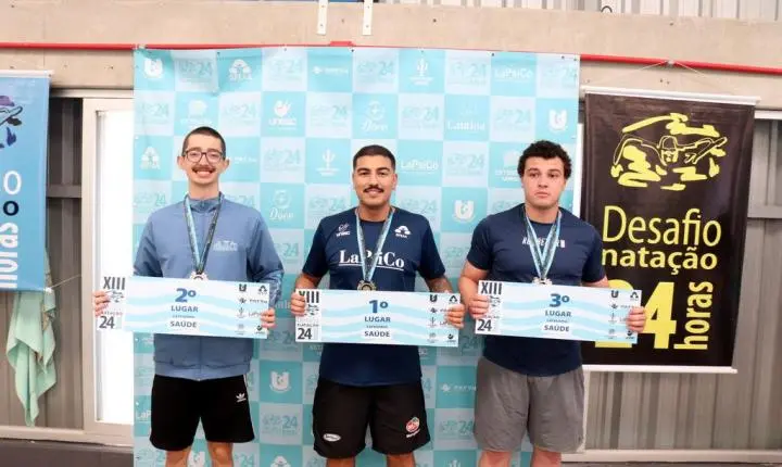 Superação e espírito de equipe marcam o 13º Desafio 24 Horas de Natação da Unesc