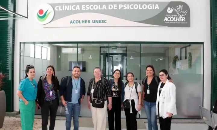 Unesc acolhe grupo de profissionais chilenos para programa em saúde