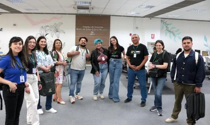 Unesc acolhe grupo de profissionais chilenos para programa em saúde