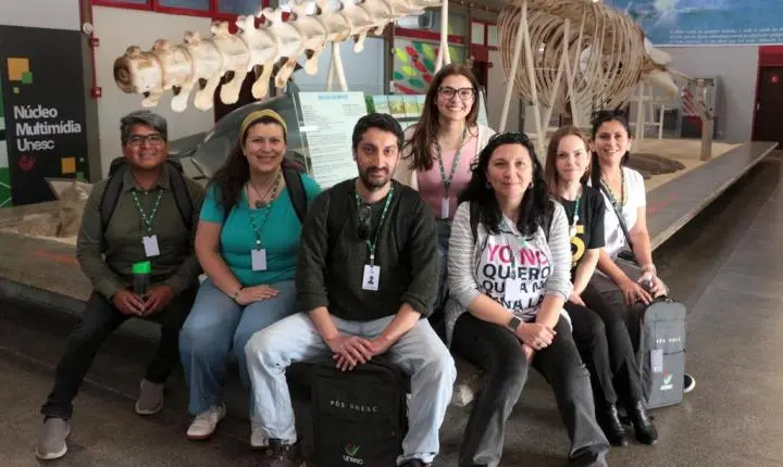 Unesc acolhe grupo de profissionais chilenos para programa em saúde