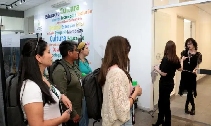 Unesc acolhe grupo de profissionais chilenos para programa em saúde