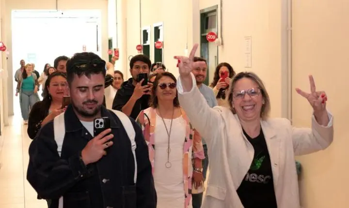 Unesc acolhe grupo de profissionais chilenos para programa em saúde